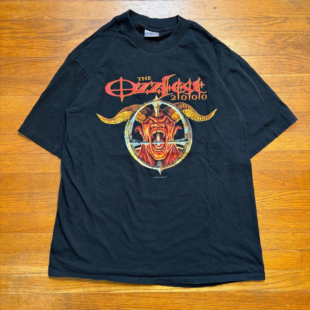 Vintage Ozzfest 2000 Tour T-Shirt All Sport Men Large Pantera Incubus